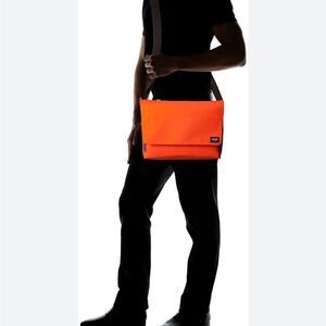 Jack Spade Jack Spade Commuter Nylon Site Messenger Bag in Orange ( side logo)